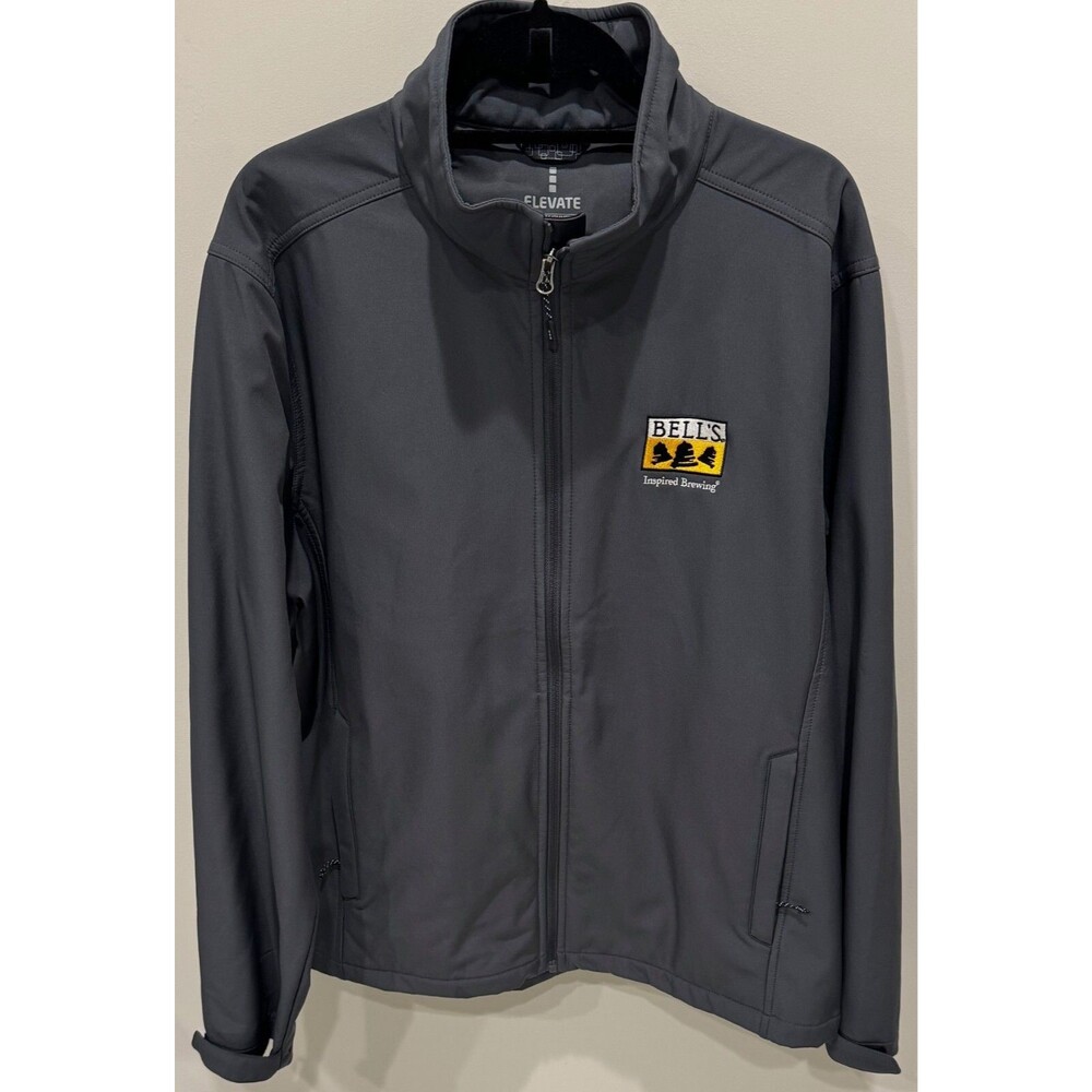Bell's Brewery Michigan - Elevate Softshell Jacket - Men's Size XL - Gray